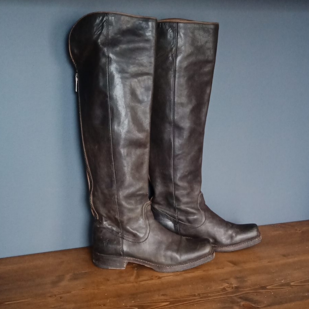 Frye long knee boots